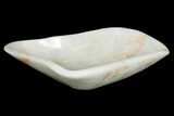 Polished Banded Onyx (Aragonite) Decorative Bowl - Morocco #251133-2